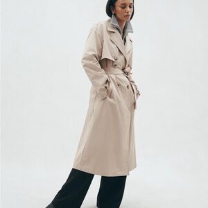 NWT Glassons Classic Tan Trench Coat, L